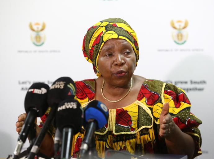 Nkosazana Dlamini-Zuma says financial barriers hinder women's rise to the presidency in South Africa